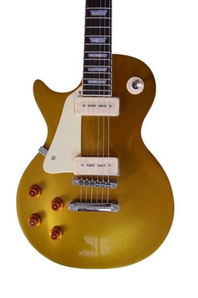 Custom Crown Goldtop Cream P90 Pickups Classic Metallic Joe Bonamassa Guitar