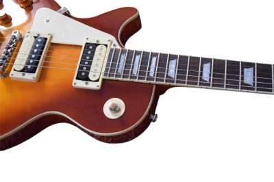 Custom Crown Honey Burst Sunburst Zebra Pickups Guitar - Image 6