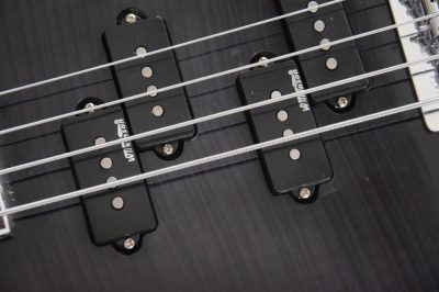 Custom Norturne Ironbird MK1 Legacy Black Tiger Maple Top 4 String Bass - Image 7