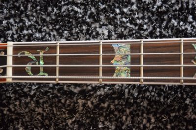 Custom Norturne Ironbird MK1 Legacy Black Tiger Maple Top 4 String Bass - Image 11