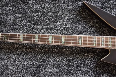 Custom Norturne Ironbird MK1 Legacy Black Tiger Maple Top 4 String Bass - Image 12
