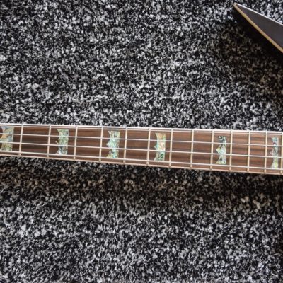 Custom Norturne Ironbird MK1 Legacy Black Tiger Maple Top 4 String Bass - Image 12