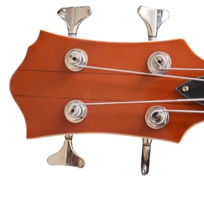 Custom Norturne Ironbird MK1 Legacy Black Tiger Maple Top 4 String Bass - Image 4