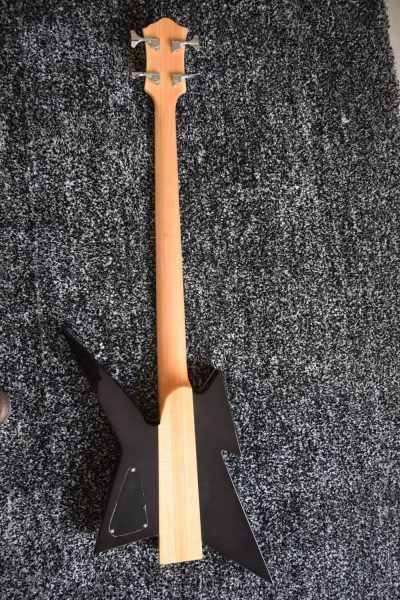 Custom Norturne Ironbird MK1 Legacy Black Tiger Maple Top 4 String Bass - Image 13