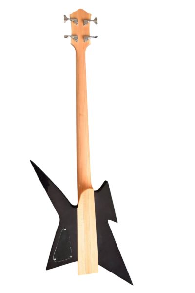 Custom Norturne Ironbird MK1 Legacy Black Tiger Maple Top 4 String Bass - Image 5
