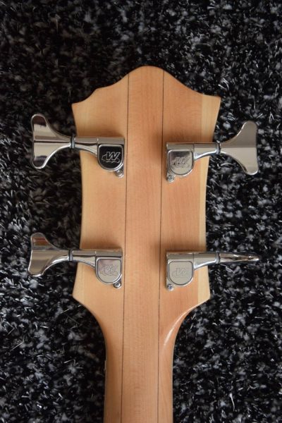 Custom Norturne Ironbird MK1 Legacy Black Tiger Maple Top 4 String Bass - Image 14