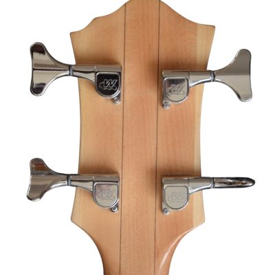 Custom Norturne Ironbird MK1 Legacy Black Tiger Maple Top 4 String Bass - Image 6