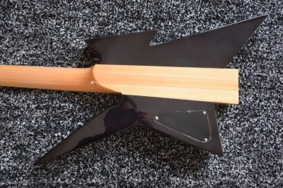 Custom Norturne Ironbird MK1 Legacy Black Tiger Maple Top 4 String Bass - Image 15