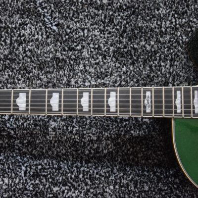 Custom Sovereign G6136I Bono Irish Falcon Goal Is Soul Green Fhole Guitar Gold Pickguard - Image 4