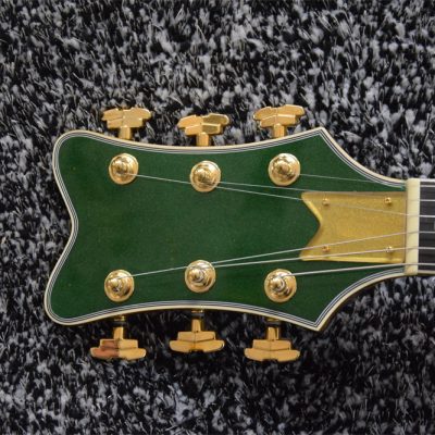 Custom Sovereign G6136I Bono Irish Falcon Goal Is Soul Green Fhole Guitar Gold Pickguard - Image 5