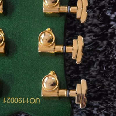 Custom Sovereign G6136I Bono Irish Falcon Goal Is Soul Green Fhole Guitar Gold Pickguard - Image 12