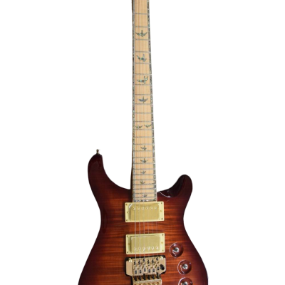 Custom Monarch Dustie Waring Figured Flamed Maple Top DW CE 24 Floyd Tremolo Guitar - Image 2