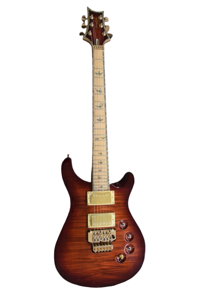 Custom Monarch Dustie Waring Figured Flamed Maple Top DW CE 24 Floyd Tremolo Guitar - Image 2