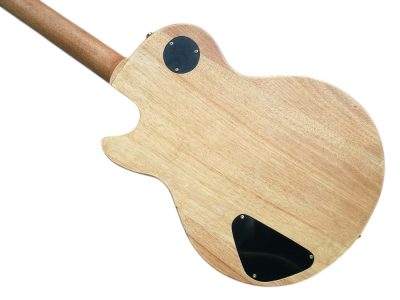 Custom Crown Dragon Snake Carved Natural Electric Guitar Satin Finish - Image 3