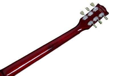 Custom Crown SG Heritage Cherry Angus Dual Humbucker Pickups Thunderstruck Guitar Lightning Bolt Fretboard Inlays - Image 3