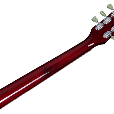 Custom Crown SG Heritage Cherry Angus Dual Humbucker Pickups Thunderstruck Guitar Lightning Bolt Fretboard Inlays - Image 3