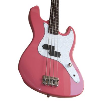 Custom Regent Mark Hoppus 4 String Jazz Bass Shell Pink White Pearloid Pickguard