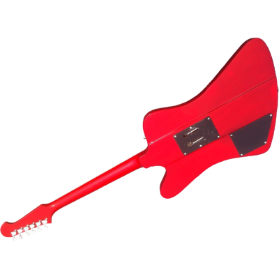 Custom Crown Cardinal Red Firebird VII 6 String Tremolo Electric Guitar - Image 3