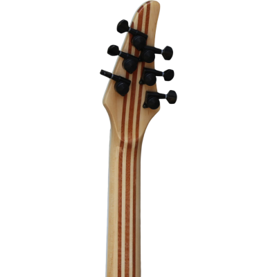 Custom Onyx Regius 6 Black Cherry Burst Tremolo Electric Guitar - Image 2