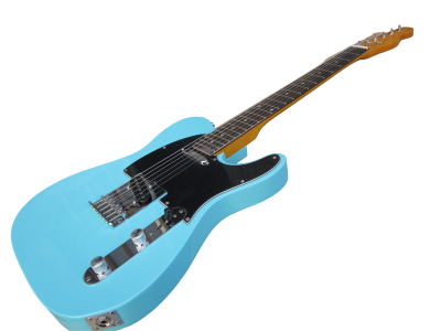 Custom Regent Daphne Blue Muddy Chrome Lipstick Style Neck Pickup Single Coil Bridge Pickup Guitar - Image 2