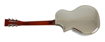 Custom Cobalt Resonator Highway 61 Polished Nickel Steel Body Resophonic Tricone - Image 6