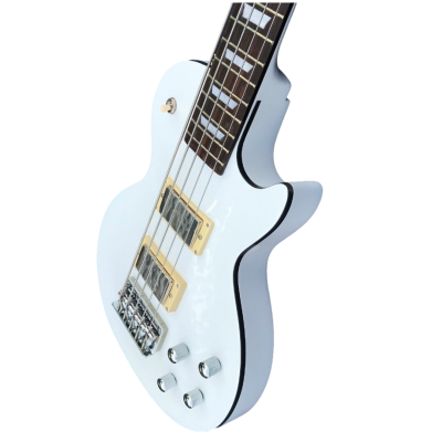 Custom Obsidian Grass Alpine White Root 4 String Bass - Image 2