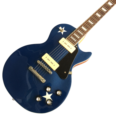 Custom Crown Doodad Dany Metallic Deep Blue Electric Guitar - Image 8