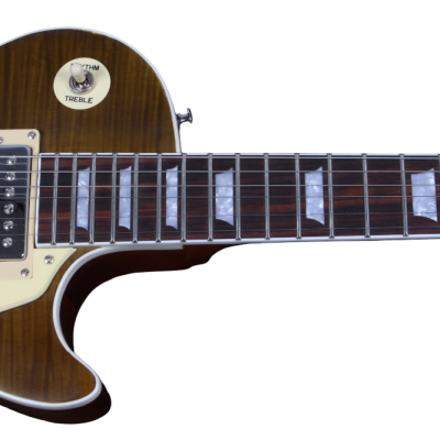 Custom Crown Standard Faded Honeyburst Maple Top Electric Guitar - Image 2