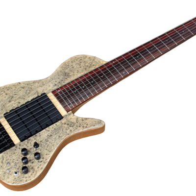 Custom Solis Emperor Matt G Birdseye 7 String Bass 4 Pickups - Image 2