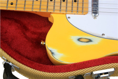 Custom Regent Butterscotch Blonde Bruce Aged Relic Guitar - Image 3