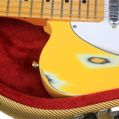 Custom Regent Butterscotch Blonde Bruce Aged Relic Guitar - Image 3