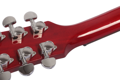 Custom Crown Bob Angus Cherry Red P90 Soapbar Pickups Marley Electric Guitar - Image 3