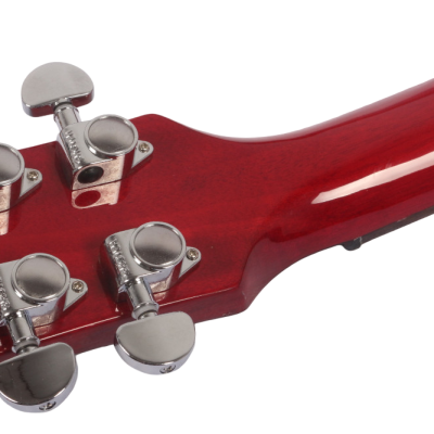 Custom Crown Bob Angus Cherry Red P90 Soapbar Pickups Marley Electric Guitar - Image 3