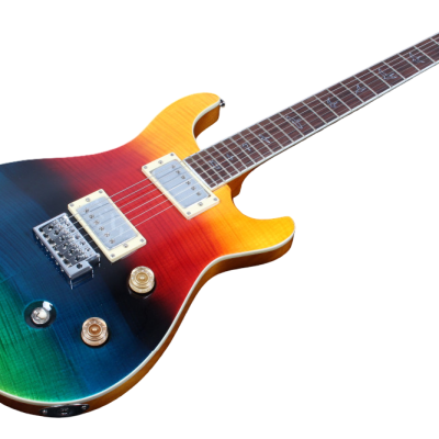 Custom Monarch Prism Meola Quilted Maple Top Electric Guitar - Image 2