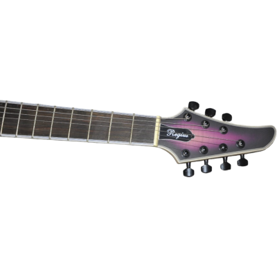 Custom Onyx Regius 7 Trans Dirty Purple Burst 7 String Guitar - Image 2