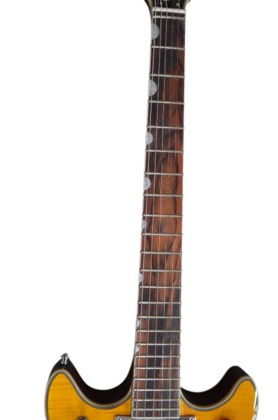 Custom Sovereign G6131MYF Malcolm Young Tiger Maple Top II Jet Electric Guitar - Image 3