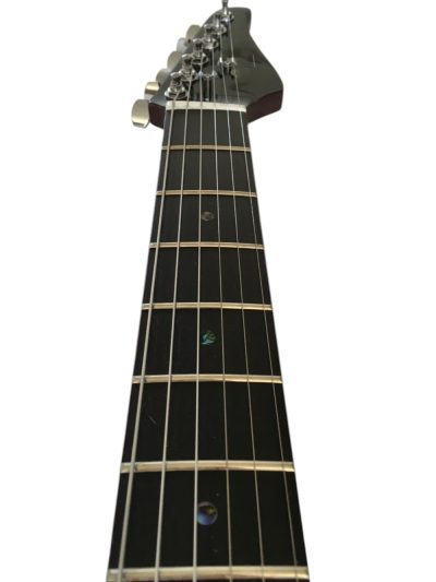 Custom Magnitude Modern Satin Flame Guitar Trans Charcoal Burst Finish - Image 2