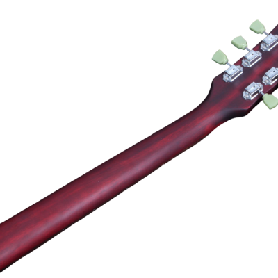 Custom Crown Studio Wine Red Satin Finish Electric Guitar - Image 2