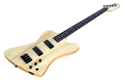 Custom Crown Natural Finish Thunderbird Tom 4 String Bass - Image 2