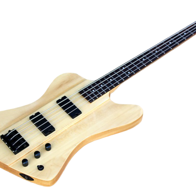 Custom Crown Natural Finish Thunderbird Tom 4 String Bass - Image 2