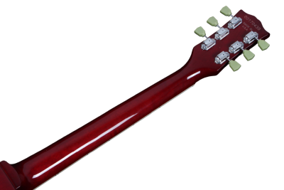 Custom Crown Heritage Cherry Sunburst Flame Maple Top Electric Guitar Open Coil Zebra Pickups - Image 2