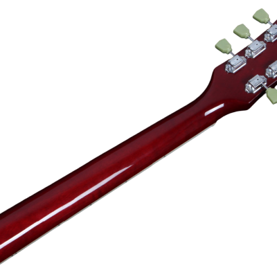 Custom Crown Heritage Cherry Sunburst Flame Maple Top Electric Guitar Open Coil Zebra Pickups - Image 2