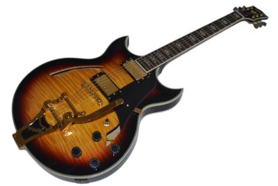 Custom Crown Johnny A Figured Maple Top Bigsby Vibrato Tailpiece Guitar - Image 2
