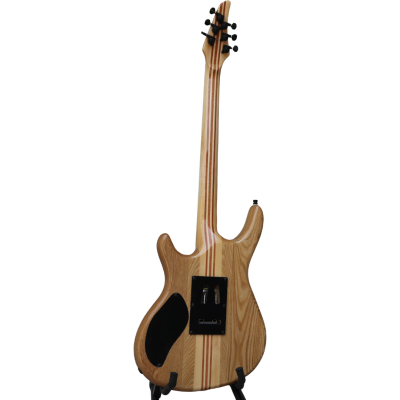 Custom Onyx Regius 6 Black Cherry Burst Tremolo Electric Guitar - Image 3