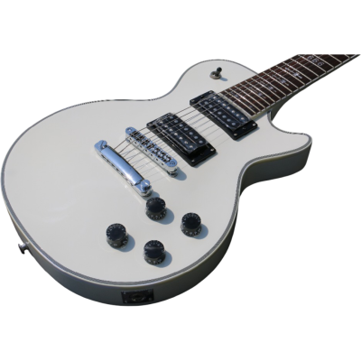 Custom Crown Standard James Iron Cross Fretboard Inlay Alpine White Guitar