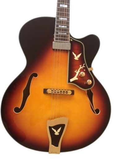 Custom Crown Kalamazoo Midtown Vintage Sunburst Fhole L5 Guitar