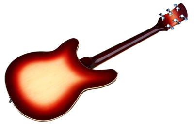 Custom Nova Slash Soundhole Classic Fireglo 360 6 String Guitar - Image 2