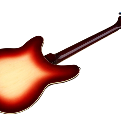 Custom Nova Slash Soundhole Classic Fireglo 360 6 String Guitar - Image 2