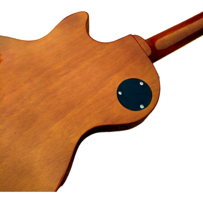 Custom Crown Honey Burst Flamed Maple Top Electric Guitar - Image 3