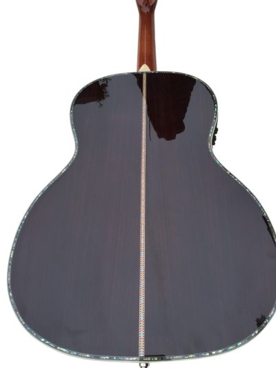 Custom Vertex D45 000 Dreadnought Solid Spruce Electric Acoustic Guitar - Image 3